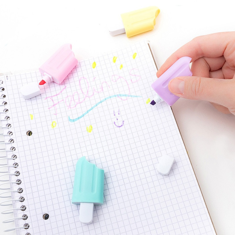 Zakreślacze TRENDHAUS GF, pastelowe, 4 szt., mix kolorów