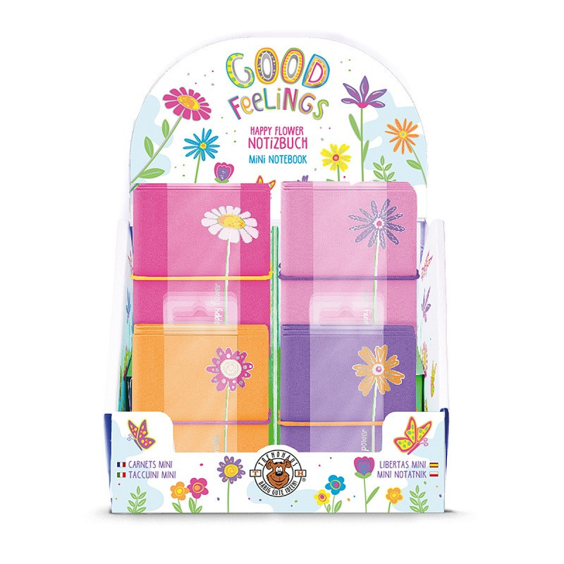 Notatnik TRENDHAUS GFH, A7, 96 kartek, mix kolorów