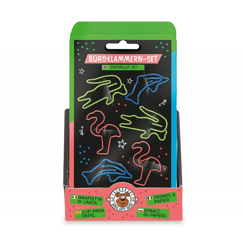 Zestaw spinaczy TRENDHAUS BTS, 6 szt., mix kolorów