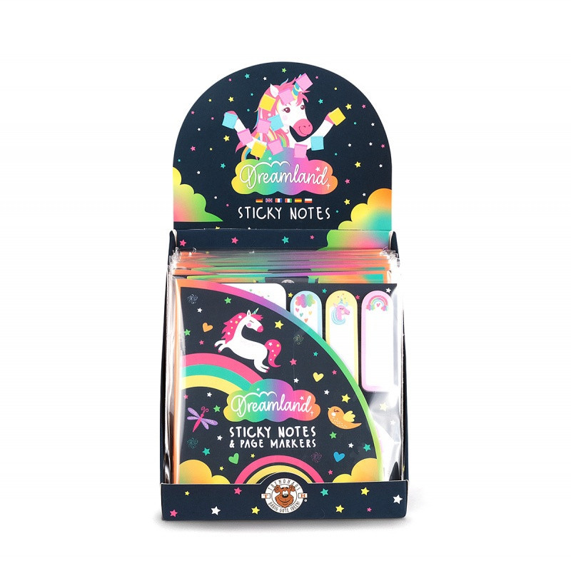 Zestaw karteczek samoprzylepnych TRENDHAUS DRL, 7x25 kart.., mix kolorów