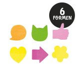 Karteczki samoprzylepne mini TRENDHAUS BTS, mix kolorów