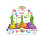 Bączek drewniany TRENDHAUS GFH, kwiatek, mix kolorów