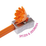 Zestaw kolorowych kredek z temperówką TRENDHAUS GFH, 9+1szt., mix kolorów