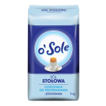 Sól stołowa jodowana O'SOLE, 1000g