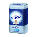 Sól stołowa jodowana O'SOLE, 1000g