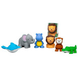 Gumka zwierzęta dżungli TRENDHAUS ER, mix kolorów