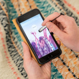 Rysik do telefonu metaliczny TRENDHAUS FF, mix kolorów