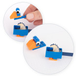 Temperówka z klocków TRENDHAUS T, zwierzęta w dżungli, mix kolorów