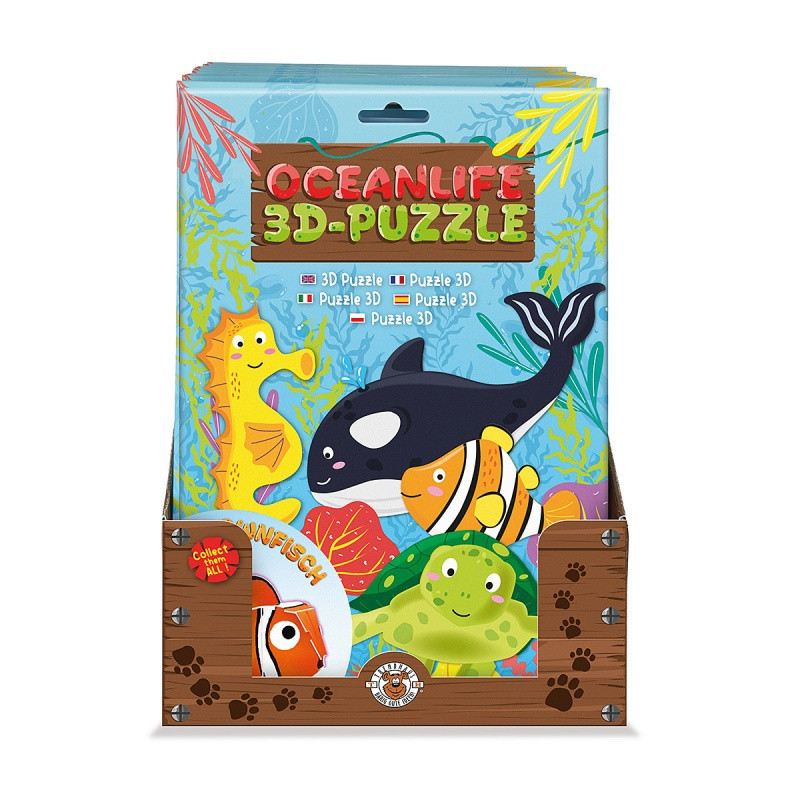 3D puzzle TRENDHAUS Animals, życie w oceanie, mix kolorów