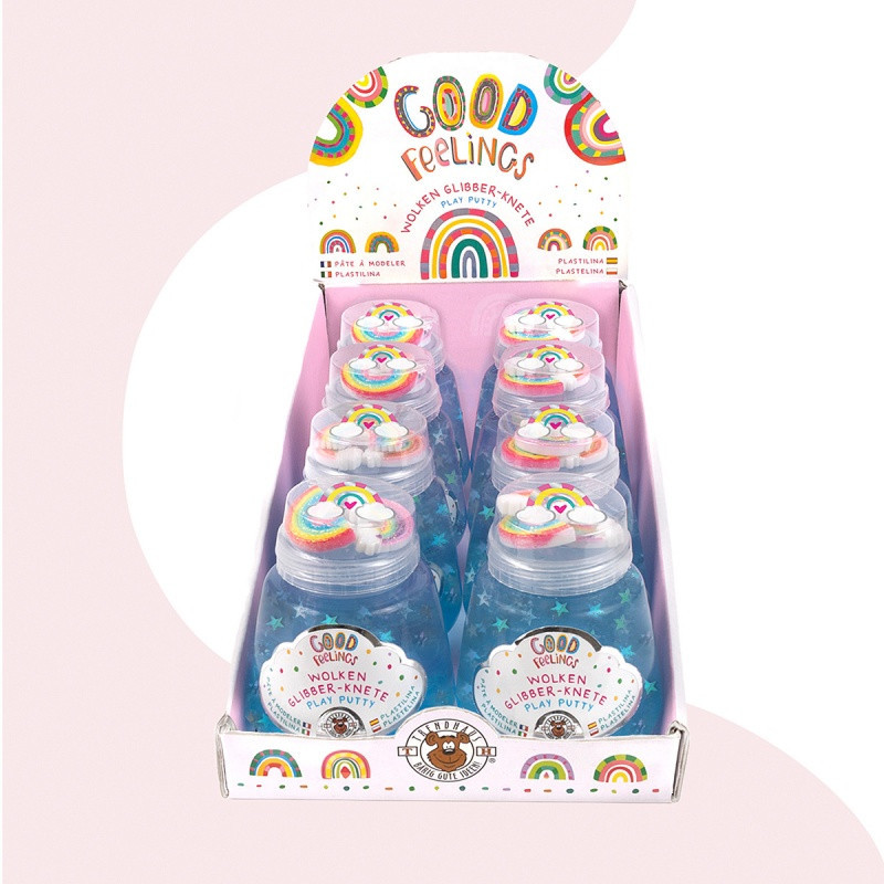 Slime chmurka z tęczami TRENDHAUS Good Feelings, 115 g, mix kolorów