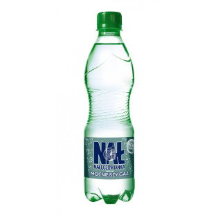 Woda mineralna NAŁĘCZOWIANKA, mocny gaz, 0,5l