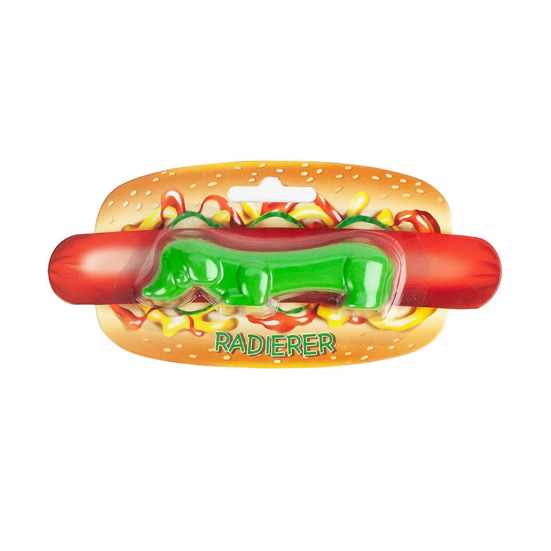 Gumka do ścierania Hot Dog TRENDHAUS ER, mix kolorów