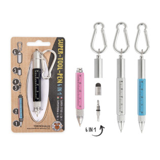 Wszystko do szkoły TRENDHAUS SCH, długopis-brelok zestaw narzędziowy, mix kolorów