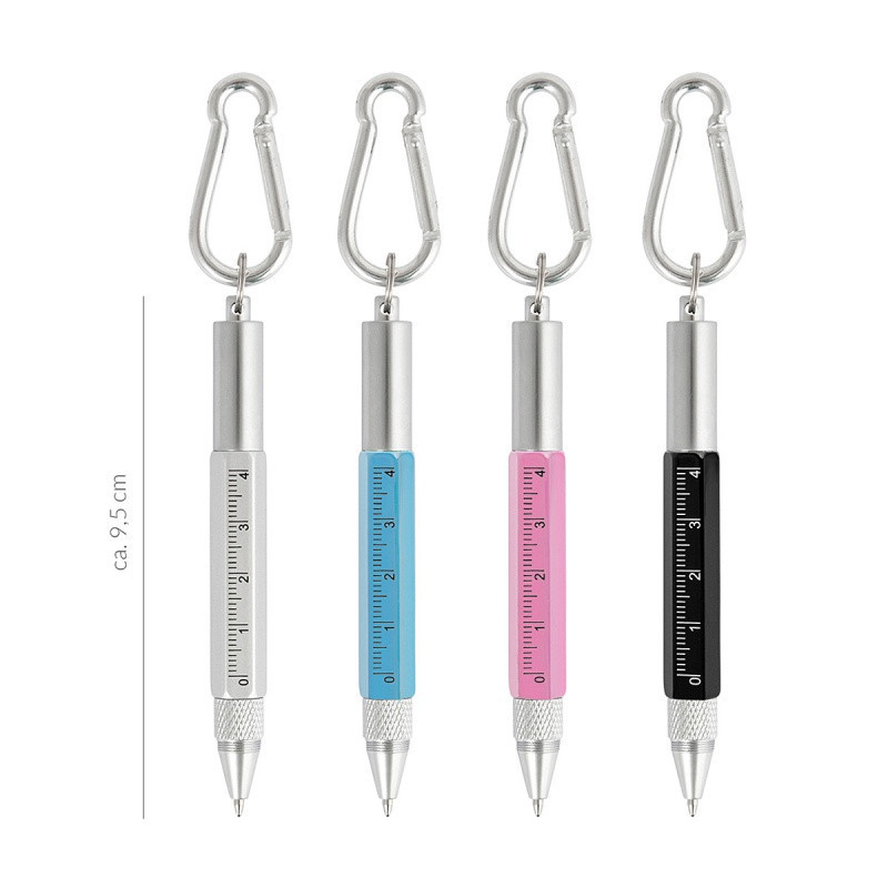 Wszystko do szkoły TRENDHAUS SCH, długopis-brelok zestaw narzędziowy, mix kolorów