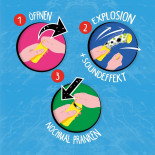 Wyskakująca puszka do robienia żartów TRENDHAUS PB, mix kolorów