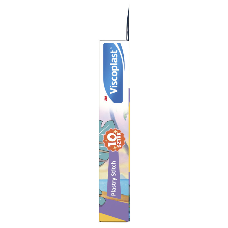Plastry dziecięce VISCOPLAST-3M, Stitch, 72x25 mm, 10 szt., pudełko