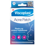 Plastry na zmiany trądzikowe VISCOPLAST-3M Acne Patch, Ø 12 mm, 15 szt., pudełko