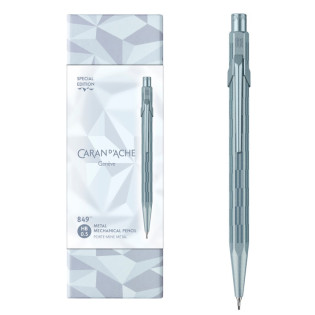 Ołówek mechaniczny CARAN D'ACHE 844 XMAS25 Alpine Frost, 0,5mm, w pudełku, niebieski