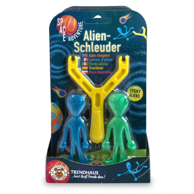 Proca z dwoma kosmitami TRENDHAUS SA, mix kolorów