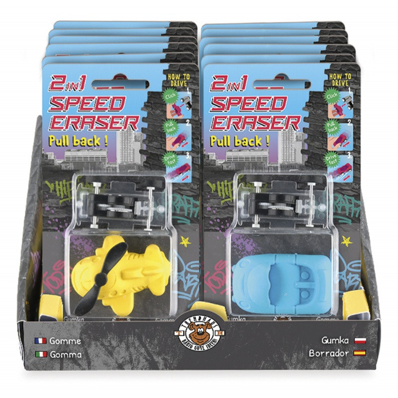 Gumka do ścierania z napędem TRENDHAUS SA, mix kolorów