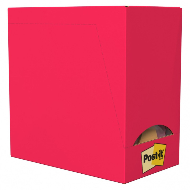 Karteczki samoprzylepne POST-IT® Notes Jingle (EMHOL25-JN-MC), 4 wzory, 50 ark./bloczek, 48 bloczków, mix kolorówblister pack