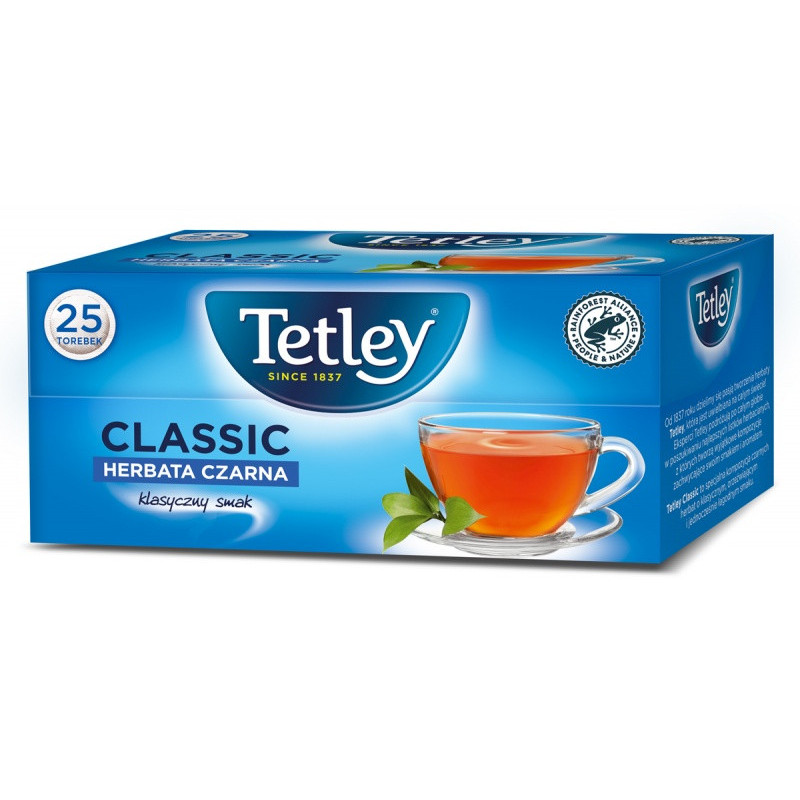 Herbata TETLEY Classic, czarna, 25 torebek