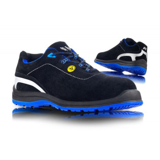 Półbuty ochronne VM FOOTWEAR Rimini 2185-S1P ESD, rozm. 48, czarno-niebieskie