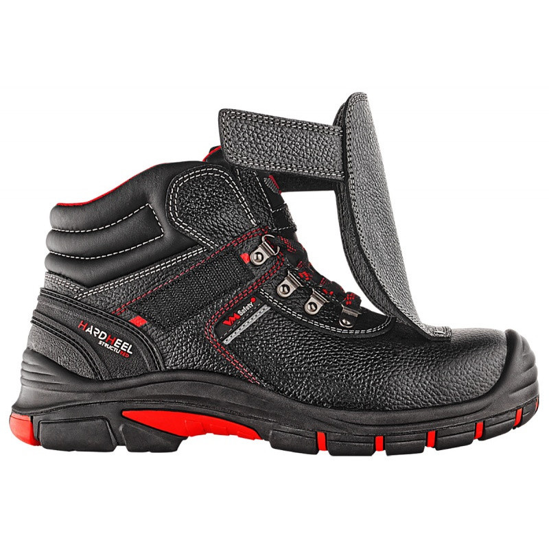 Trzewiki ochronne VM FOOTWEAR Bolton 5080-S3L, rozm. 44, czarno-czerwone
