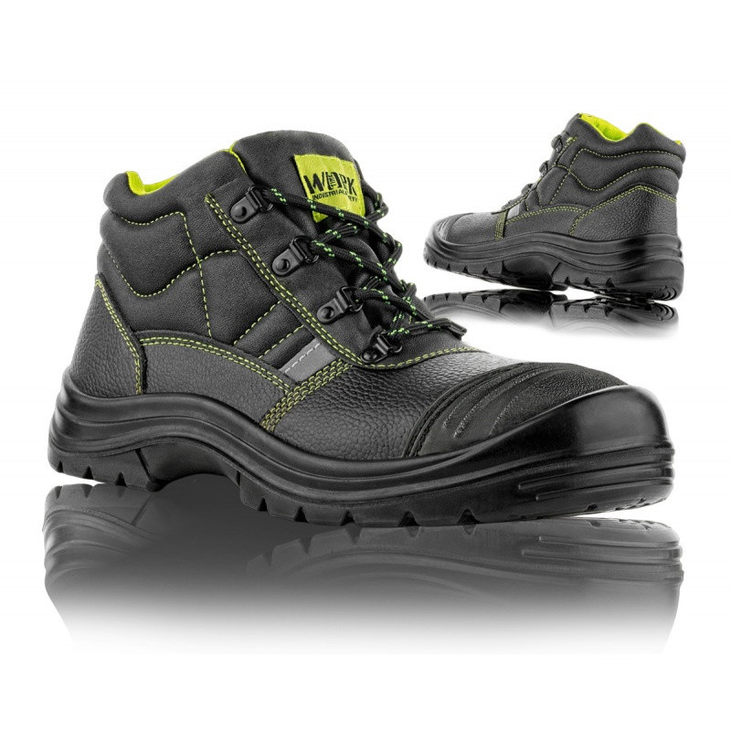 Trzewiki ochronne VM FOOTWEAR Stockholm 3280-S3, rozm. 47, czarne