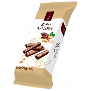 Rurka waflowa w czekoladzie mlecznej TAGO, 180g