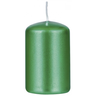 Świeca słupek DONAU HOME Adwent Lakier, 50x80mm, 4 szt., zielony połysk