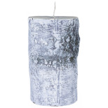 Świeca słupek DONAU HOME Brzoza, 70x120mm, biały