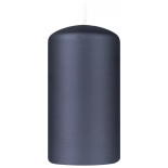 Świeca słupek DONAU HOME Standard Lakier, 60x115mm, czarny metaliczny mat
