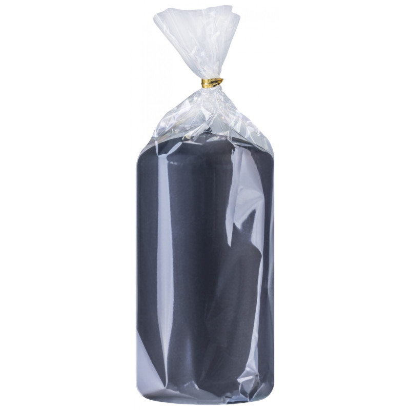 Świeca słupek DONAU HOME Standard Lakier, 60x115mm, czarny metaliczny mat