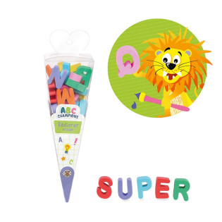 Gumki do ścierania literki TRENDHAUS ABC-5, 26 szt., mix kolorów