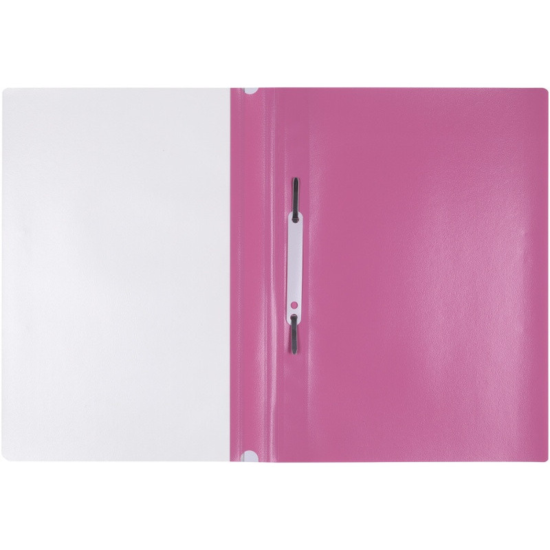 Skoroszyt OFFICE PRODUCTS, PP, A4, miękki, 100/170mikr., różowy