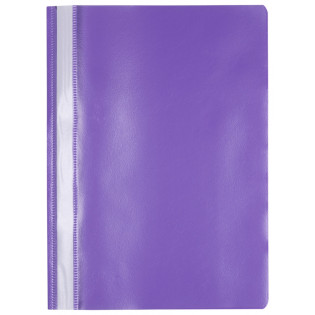 Skoroszyt OFFICE PRODUCTS, PP, A4, miękki, 100/170mikr., fioletowy