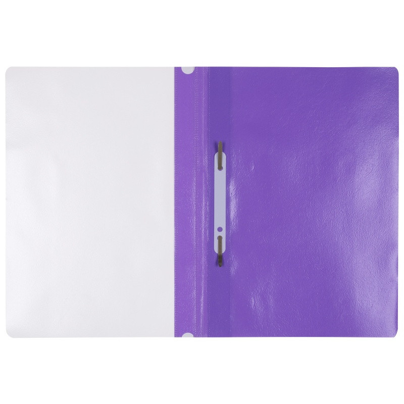 Skoroszyt OFFICE PRODUCTS, PP, A4, miękki, 100/170mikr., fioletowy