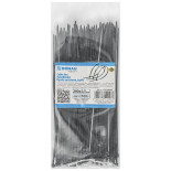 Opaski zaciskowe/trytytki DONAU TECH, 200x2,5mm, 100szt., temp. -40/80, czarne