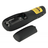 Prezenter ze wskaźnikiem laserowym Q-CONNECT, 5‑przyciskowy, czarny