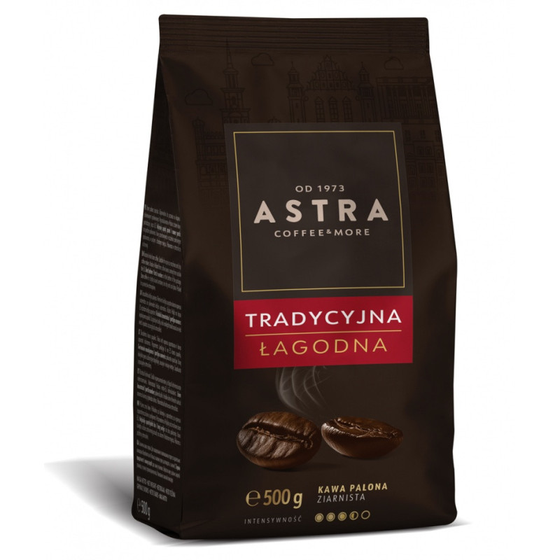 Kawa ASTRA Tradycyjna Łagodna, ziarnista, 500g