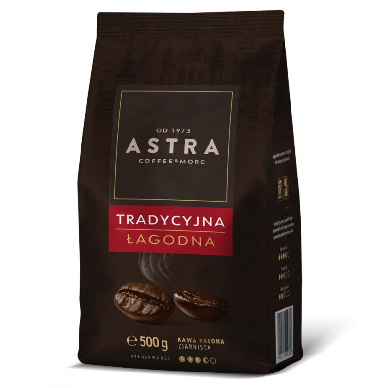 Kawa ASTRA Tradycyjna Łagodna, ziarnista, 500g