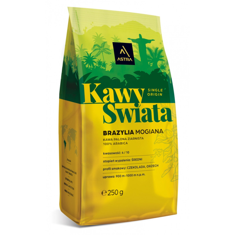 Kawa ASTRA Brazylia, ziarnista, 250g