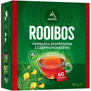 Herbata ASTRA Rooibos, 60 torebek