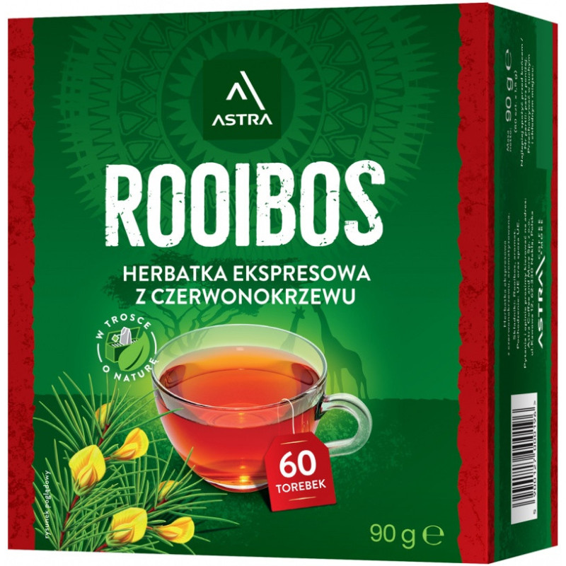 Herbata ASTRA Rooibos, 60 torebek