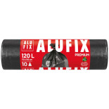 Worki na śmieci ALUFIX Profi, LDPE, 120l, 10 szt., czarne