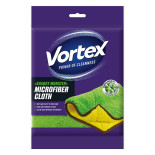 Ściereczka z mikrofibry VORTEX Shaggy Monter, zielono-żółta