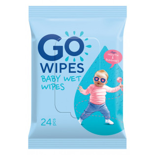 Chusteczki nawilżane dla noworodków GOWIPES, 24 szt.