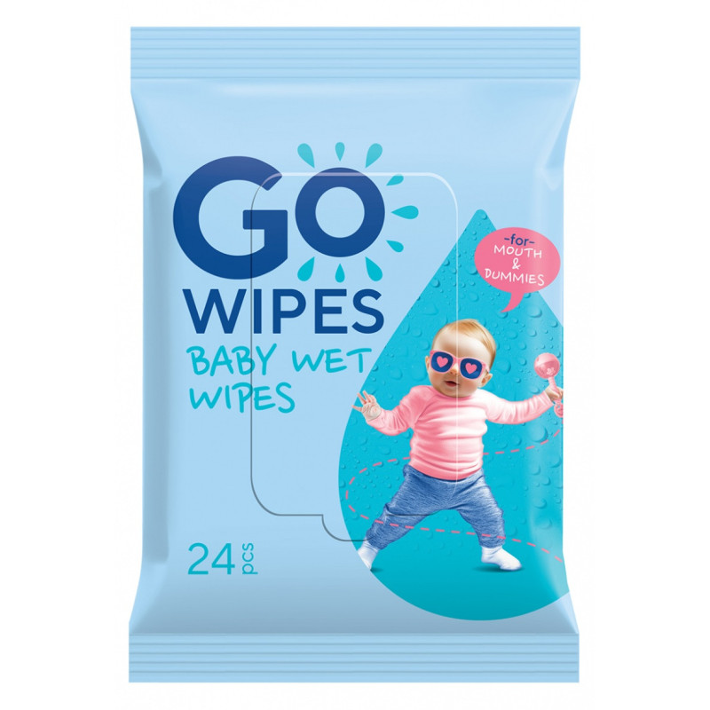 Chusteczki nawilżane dla noworodków GOWIPES, 24 szt.