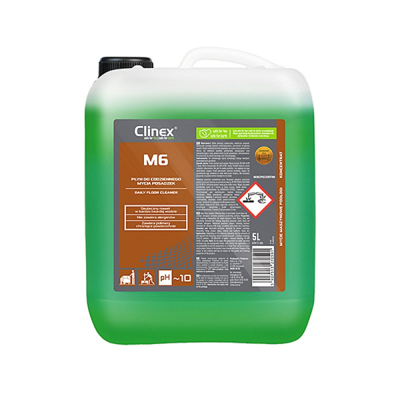 Płyn CLINEX M6, do codziennego mycia posadzek, 5l